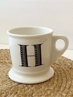 ANTHROPOLOGIE Apothecary (H) Monogram Mug